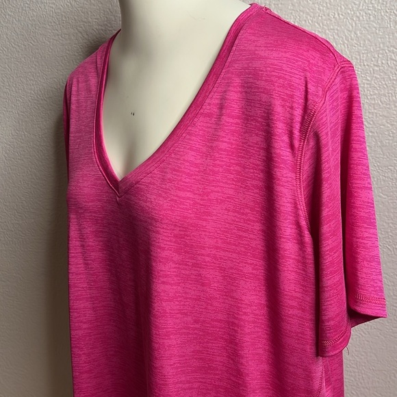 bcg Tops - BCG Plus Activewear V-Neck Tee - Bright Pink - Size 1X